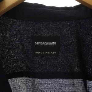 GIORGIO ARMANI カジュアルシャツ 50 ネイビー