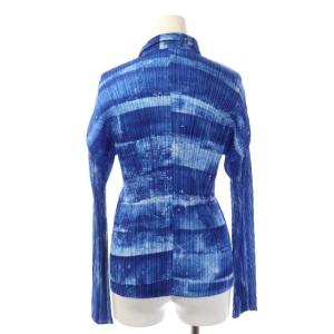PLEATS PLEASE ISSEY MIYAKE ISSEY MIYAKE シャツ プリーツ 5 ブルー