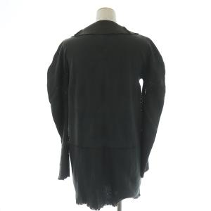 ISSEY MIYAKE ニットカーディガンセットアップ M チャコールグレー