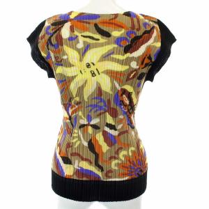PLEATS PLEASE ISSEY MIYAKE ISSEY MIYAKE プリーツカットソー 5 ブラック