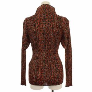 PLEATS PLEASE ISSEY MIYAKE ISSEY MIYAKE プリーツ総柄シャツ 3 ブラウン