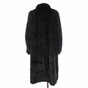 SAGA MINK 銀サガ 毛皮 コート ロング タンクミンク ダークブラウン