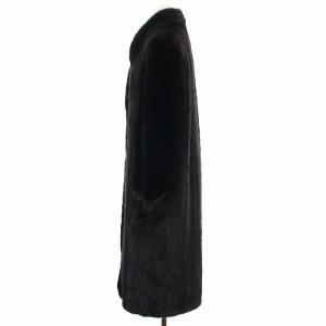 SAGA MINK FURDI 金サガ シェアードミンクコート F 黒