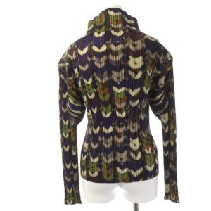 PLEATS PLEASE ISSEY MIYAKE ISSEY MIYAKE ハイネック総柄シャツ 3 マルチカラー