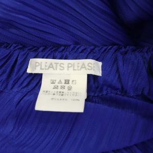 PLEATS PLEASE ISSEY MIYAKE 近年モデル イッセイミヤケ スカート バルーン アシンメトリー 1 ブルー