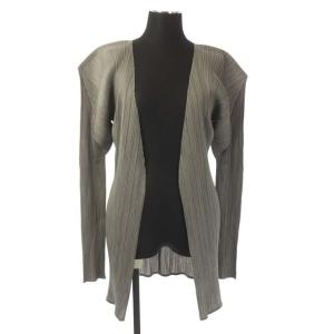 ISSEY MIYAKE プリーツカーディガン 4 グレー