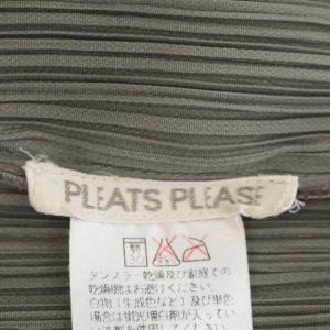 PLEATS PLEASE ISSEY MIYAKE ISSEY MIYAKE プリーツカーディガン 4 グレー