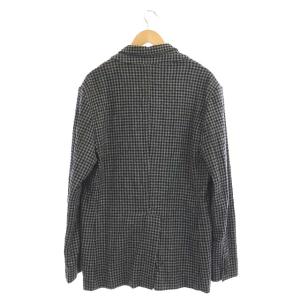GIORGIO ARMANI ダブルジャケット チェック I50 グレー