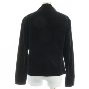 ISSEY MIYAKE FETE ベロアジャケット テーラードジャケット 3 ブラック