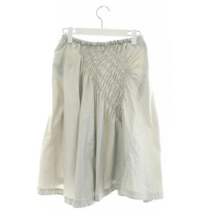 ISSEY MIYAKE スカート フレア ギャザー 2 ライトグレー