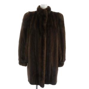 JOY MILLE コート ミンクファー 11 ブラウン