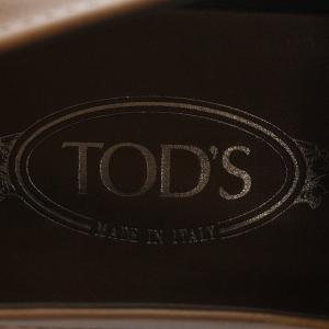TOD'S ビジネス ローファー ドライビングシューズ レザー 7 ブラウン