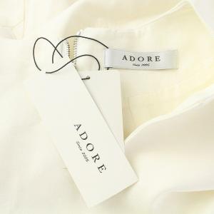 ADORE ワンピース リネン混 36 ホワイト