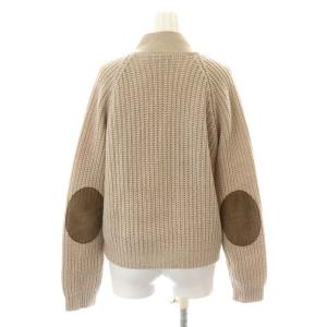 BRUNELLO CUCINELLI カーディガン カシミヤ エルボーパッチ ピンクベージュ