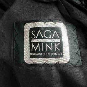 SAGA MINK 銀サガ NANAWA 毛皮コート ファーコート アウター ミンク 13 LL ダークブラウン