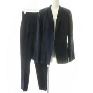 スーツ セットアップ ジャケット パンツ ロング 9 ネイビー