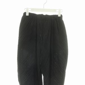 PLEATS PLEASE ISSEY MIYAKE ISSEY MIYAKE サルエルパンツ プリーツ ブラック
