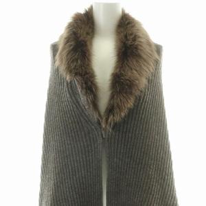 LANVIN Les 10ans カーディガン ボレロ ニット アルパカ混 長袖 9 グレー