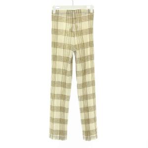 PLEATS PLEASE ISSEY MIYAKE イッセイミヤケ ISSEI MIYAKE パンツ スラックス プリーツ M カーキ アイボリー