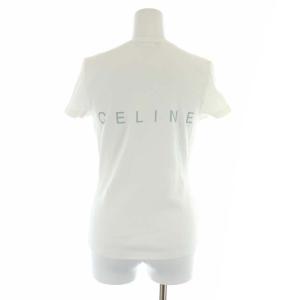 高価買取中】CELINE セリーヌ Tシャツ カットソー 半袖 コットン ご購 M 半袖 CELINE Tシャツ/カットソー(半袖/袖なし)