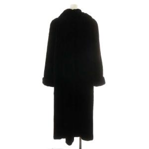 SAGA MINK 金サガ ROYAL 毛皮コート ロング丈 シェアードミンク ダークミンク F ダークブラウン