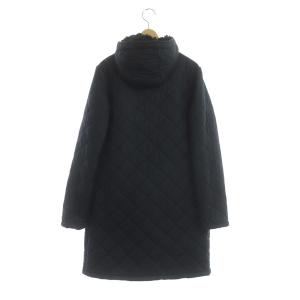 MACKINTOSH キルティングコート ロング フード 内ボア 36 ブラック