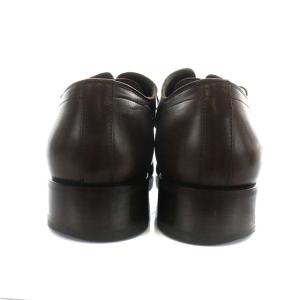 PRADA ビジネスシューズ ストレートチップ レザー 8.5 ブラウン