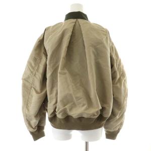 sacai 22SS アシンメトリー ボンバージャケット 1 ベージュ カーキ