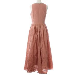 MARIHA ワンピース ロング ノースリーブ 38 M ピンク