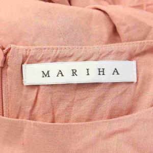 MARIHA ワンピース ロング ノースリーブ 38 M ピンク