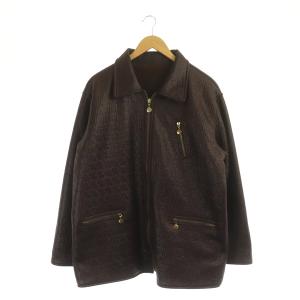 FENDI ROMA AMOR mare ジャケット リバーシブル ズッカ柄 ブルゾン イタリア製 ブラウン