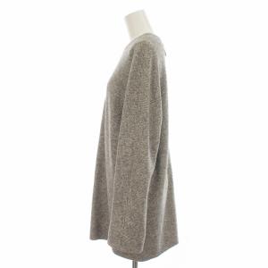 HERMES マルジェラ期 チュニック ニット セーター カシミヤ ヘリンボーン ツイード 40 グレー