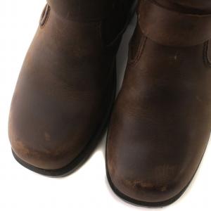 HARLEY DAVIDSON Korsen 7 エンジニアブーツ リング ライディング ショート レザー US6.5 23.5cm 茶 ブラウン