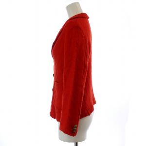 Tao テーラードジャケット ニット 金ボタン M 赤 レッド