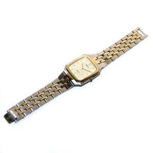 SEIKO ドルチェ DOLCE 腕時計 ウォッチ クオーツ アナログ 3針 SS スクエア シルバー色 ゴールド色 8J41-5020