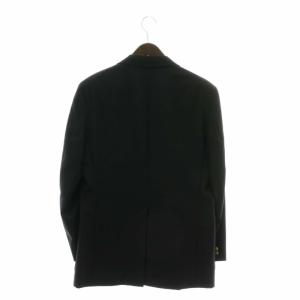 Brooks Brothers テーラードジャケット ブレザー ウール シングル 2B 背抜き センターベント 金ボタン A6 L 紺 ネイビー
