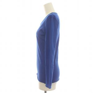ISSEY MIYAKE PERMANENTE ペルマネンテ カットソー 長袖 クルーネック ナイロン M 青 ブルー