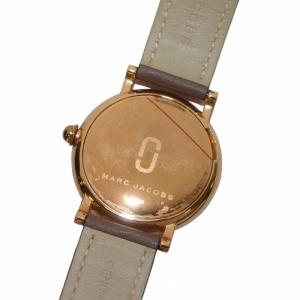 MARC JACOBS ROXY ロキシー 腕時計 ウォッチ クオーツ セメントレザー 文字盤白 ホワイト ゴールド色 MJ1533