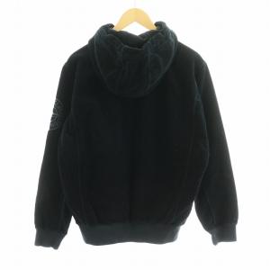 18AW ジップアップ コーデュロイ パーカー L ブラック 691565939（2024