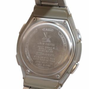 CASIO WAVE CEPTOR ウェーブセプター 腕時計 ウォッチ タフソーラー 電波 クロノグラフ マルチバンド6 SS シルバー色