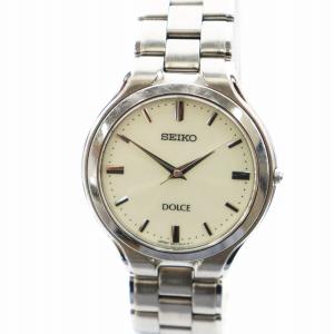 ドルチェ DOLCE 腕時計 ウォッチ クォーツ ロゴ 白文字盤 シルバー色 8J41-0A10 GY18