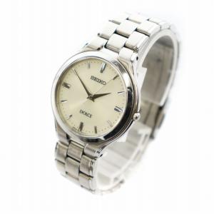 SEIKO ドルチェ DOLCE 腕時計 ウォッチ クォーツ ロゴ 白文字盤 シルバー色 8J41-0A10 GY18