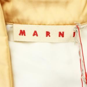 MARNI 19AW ピクセルプリント サテンスキッパーシャツ ブラウス 長袖 チェック 40 M マルチカラー