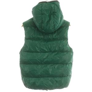 DUVETICA ダウンベスト ジップアップ フード 48 M 緑 グリーン