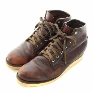CHIPPEWA 1901M16 6インチ ワーク ブーツ コードバン レザー レースアップ プレーントゥ 28.5cm 茶 ブラウン