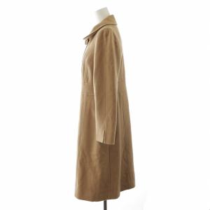 M'S GRACY タグ付き Lady Like Coat コート ウール ロング ステッチ ラインストーン 38 M 茶 ブラウン 819518