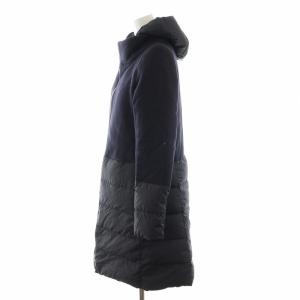 HERNO ダウンコート ハーフ 40 ネイビー PI0848D-39601-9290