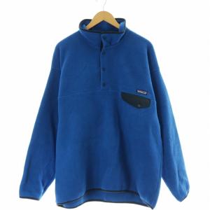 Synchilla シンチラ Snap-T Pullover フリースジャケット プルオーバー ヘンリーネック XL 青 ブルー