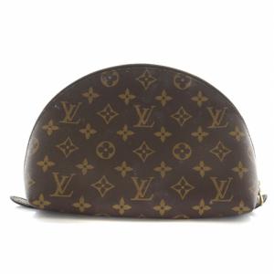 LOUIS VUITTON モノグラム トゥルース ドゥミロンド 化粧ポーチ マルチポーチ 小物入れ PVC レザー ロゴ 総柄 茶色 ブラウン M47520