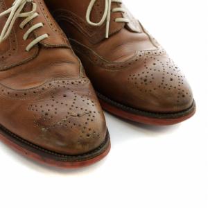 J.M.WESTON メゾンキツネ MAISON KITSUNE レザー シューズ ドレス ビジネス メダリオン ウイングチップ